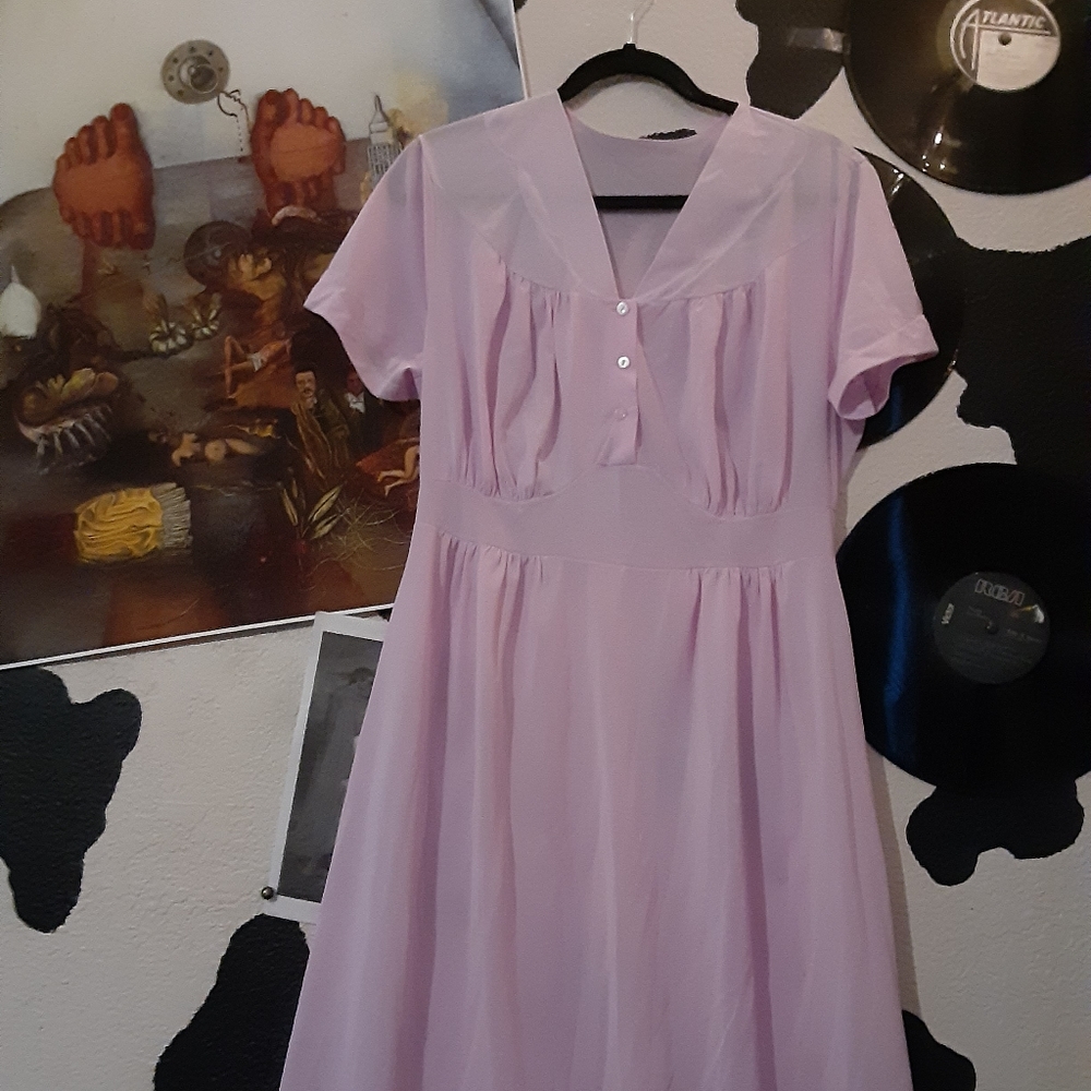 💗 Blush Pink Sheer Nightgown 💗